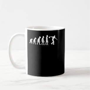Funny Human Bowling Evolution Pin Ball Bowler Play Kaffeetasse