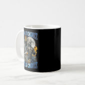 Funny Human By Chance Alpha By Choice Wolf Matchin Kaffeetasse (Vorderseite Links)