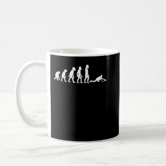 Funny Human Curling Evolution Stone Rocks Curler B Kaffeetasse