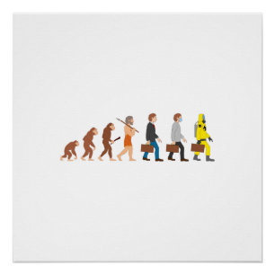 Funny Human Evolution Poster