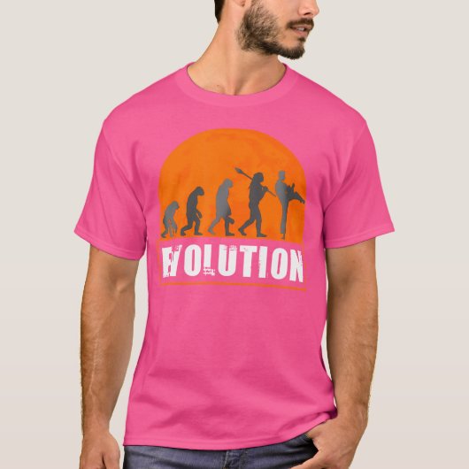 Funny Human Judo Evolution Funny Judo Evolution T-Shirt (Vorderseite)