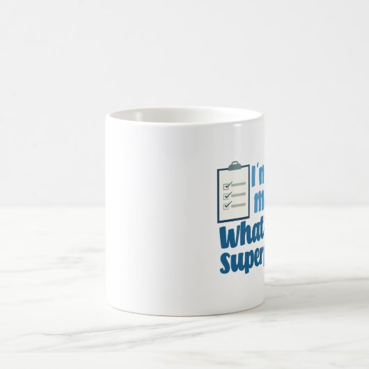 Funny Human Resources Manager Superheran HR Kaffeetasse (Mittel)