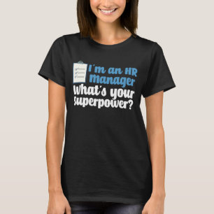 Funny Human Resources Superheld T-Shirt