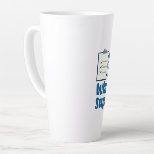 Funny Human Resources Superhero Milchtasse (Linke Ecke)