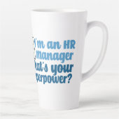 Funny Human Resources Superhero Milchtasse (Rechts)