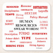 Funny Human Resources Swear Words Geschenk