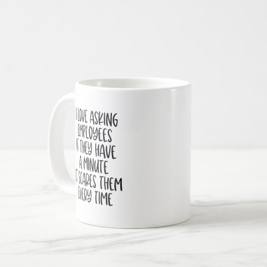 Funny Human Resources Tasse (Vorderseite Links)