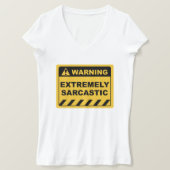 Funny Human Warning Labels sarkastisch T-Shirt (Design vorne)