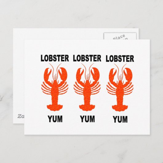 Funny Hummer Postkarte (Vorne/Hinten)