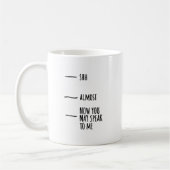 Funny Humor Coffee Quote Mood Mug Kaffeetasse (Links)