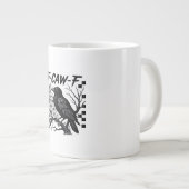Funny Humor Crow Gothic F-Caw-F Essential Jumbo-Tasse (Vorderseite Rechts)
