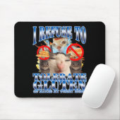 Funny Humor I Refuse To Tolerate Gluten Cat Meme Q Mousepad (Mit Mouse)
