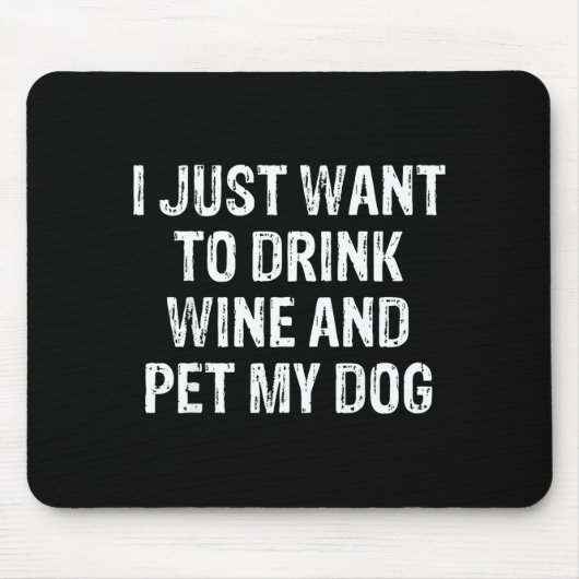 Funny Humor Puppy Lover Cute Fun Animals And Sarca Mousepad (Vorne)