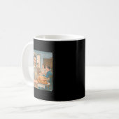 Funny Humor Retro Thanksgiving Family Dysfunction  Kaffeetasse (Vorderseite Links)
