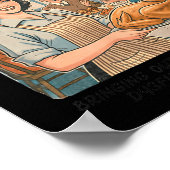 Funny Humor Retro Thanksgiving Family Dysfunction Poster (Ecke)