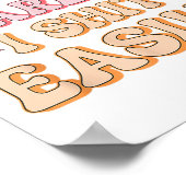 Funny Humor Sarcastic Quote _ Don't E Me I Easily  Poster (Ecke)