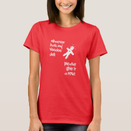 Funny Humor. Voodoo Doll Halloween T-Shirt