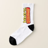 Funny humorvoller Slogan Socken (Links - Außen)