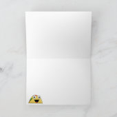 Funny Humour Even Roboter Liebe Tacos Karte (Innenseite)