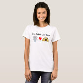 Funny Humour Even Roboter Liebe Tacos T-Shirt (Vorne ganz)