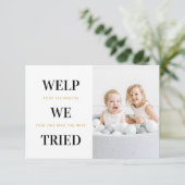 Funny Humour Family Kids Weihnachtskarten Dankeskarte (Stehend Vorderseite)