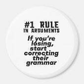 Funny Humour Grammar Zitat Englisch Lehrer Magnet (Vorne)