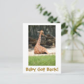 Funny Humour Postkarte (Stehend Vorderseite)