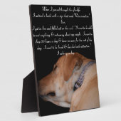 Funny Humour Sleeping Labrador Retriever Fotoplatte (Seite)