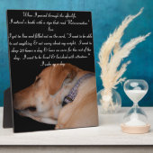 Funny Humour Sleeping Labrador Retriever Fotoplatte (Seite)