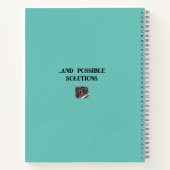 Funny Humour Unique | Zeitschriftenbuch Notizblock (Rückseite)