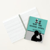 Funny Humour Unique | Zeitschriftenbuch Notizblock (Innenseite)