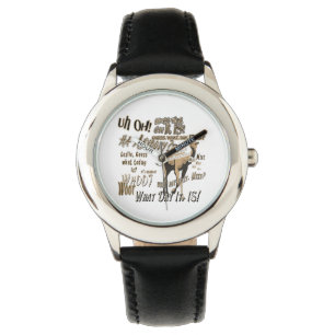 Funny Hump Day Camel Kids Watch Armbanduhr