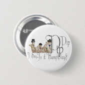 Funny Hump Day Camels in Monocles Button (Vorne & Hinten)