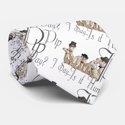 Funny Hump Day Camels in Monocles Krawatte (Gerollt)