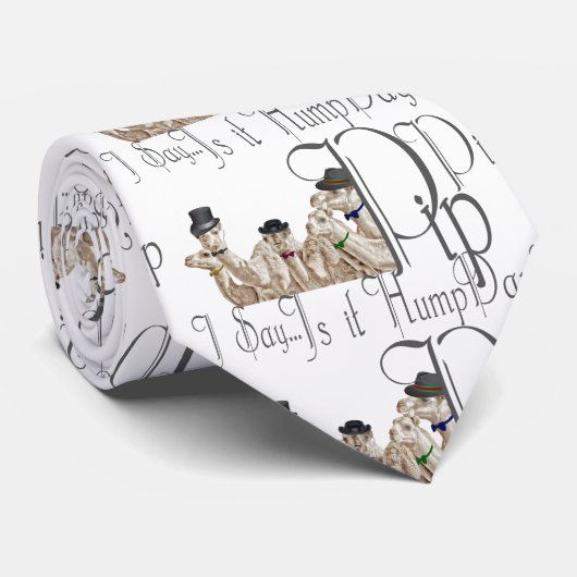 Funny Hump Day Camels in Monocles Krawatte (Gerollt)