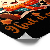 Funny Humpty Dumpty hatte einen großen Herbst Männ Poster (Ecke)