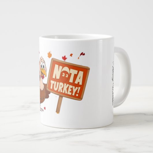 Funny Humurer Niedlicher Erntedank Türkei Tasse (Vorderseite Rechts)