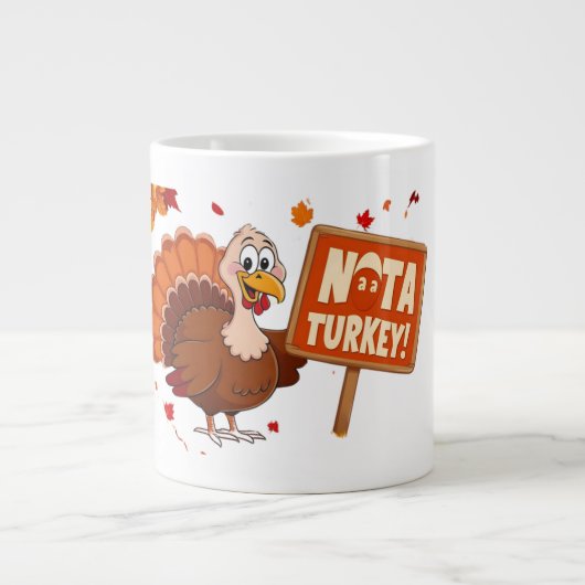 Funny Humurer Niedlicher Erntedank Türkei Tasse (Vorderseite)