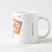 Funny Humurer Niedlicher Erntedank Türkei Tasse (Rechts)