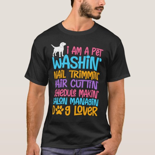 Funny Hund Groomer Quote Haustier Witzig Welpe Gro T-Shirt (Vorderseite)