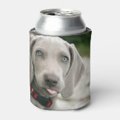 Funny Hund klebt Zunge-Out-Foto Dosenkühler (Kanne Vorderseite)