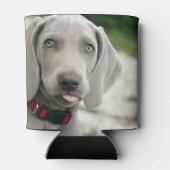 Funny Hund klebt Zunge-Out-Foto Dosenkühler (Rückseite)