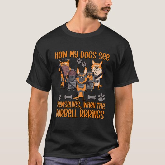 Funny Hund lange Zitat für Männer und Frauen Milit T-Shirt (Vorderseite)