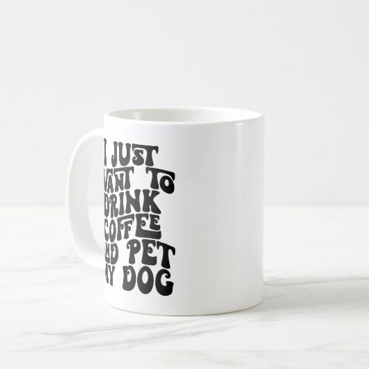 Funny Hund Lover Tasse Hund Mama Hund Vater (Vorderseite Links)