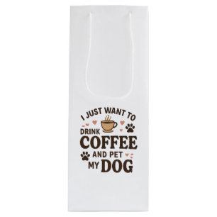 Funny Hund Lover Tasse Hund Mama Hund Vater Geschenktüte Für Weinflaschen