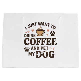 Funny Hund Lover Tasse Hund Mama Hund Vater Große Geschenktüte