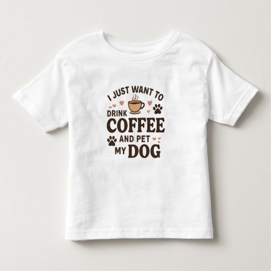 Funny Hund Lover Tasse Hund Mama Hund Vater Kleinkind T-shirt (Vorderseite)