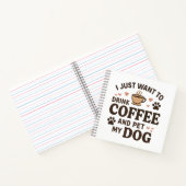 Funny Hund Lover Tasse Hund Mama Hund Vater Notizblock (Innenseite)