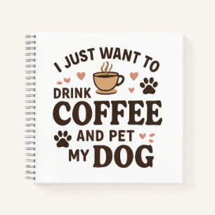 Funny Hund Lover Tasse Hund Mama Hund Vater Notizblock