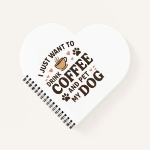 Funny Hund Lover Tasse Hund Mama Hund Vater Notizblock